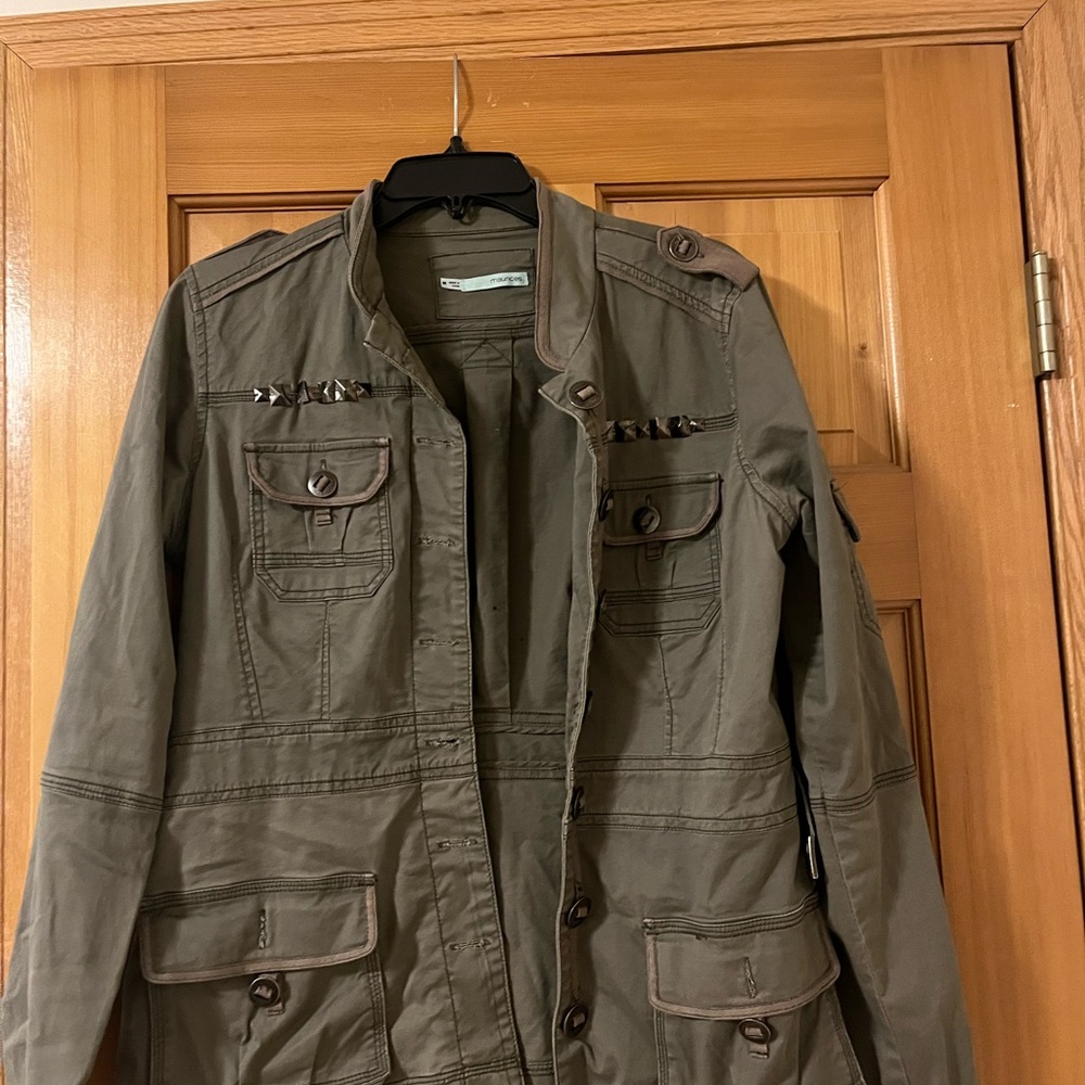 Women's Olive Military Jacket